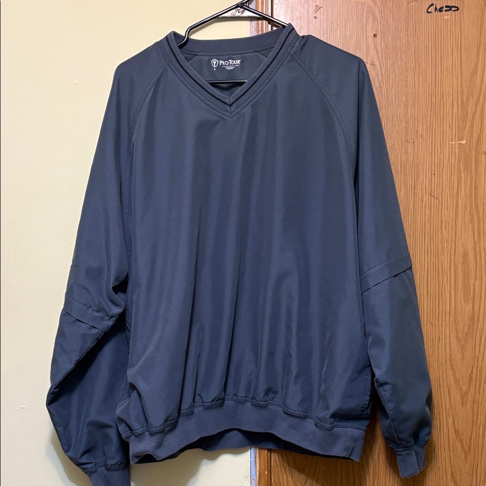 Pro Tour Men's Navy V-Neck Sweater